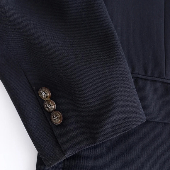 Moores  Alfred Sung 3 Button Black Blazer - Size 42R - Picture 10 of 16